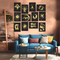 12 Parça Çerçeve Görünümlü Mdf Tablo Seti TB-016