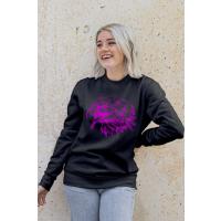 Neon Kartal Desenli %100 Pamuklu 1. Sınıf Sweatshirt 
