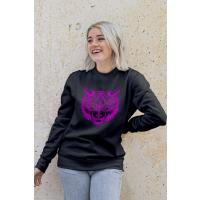Neon Kurt Desenli %100 Pamuklu 1. Sınıf Sweatshirt 