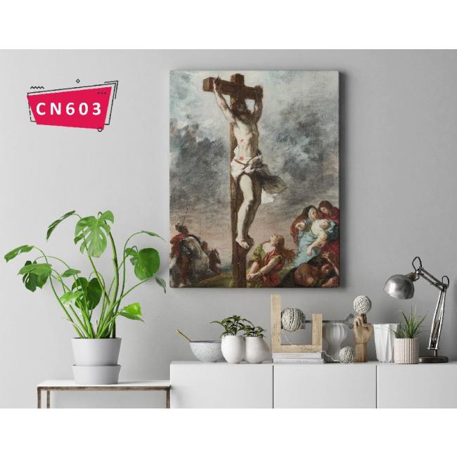 Eugene Delacroix Christ on the Cross / Romantik Fransız Ressam / Ünlü