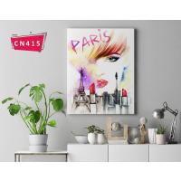 Paris Moda Haftası Kanvas Tablo