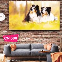 Arkadaş Köpekler / Dekoratif Kanvas Tablo