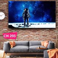 Ay Yüzeyinde Astronot / Bilim / Evren / Kozmoloji / Uzay Tabloları