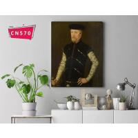 Catharina van Hemessen - Portrait of a Man / Ünlü Röndesans Tablosu