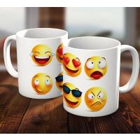 Eğlenceli Emoji Komik Smiley Hediye Kupa Bardak