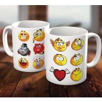 Eğlenceli Emoji Serisi Arkadaşa Hediye Kupa Bardak