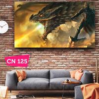Ejderha Nefesi Fantastik Kanvas Tablo