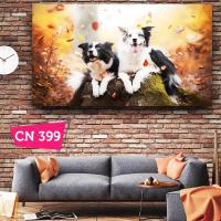 Mutlu Köpekler / Mutluluk Veren Tablolar