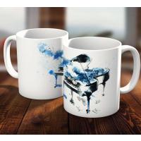 Piyano ve Rüzgar Özel Gün Hediye Kupa Bardak