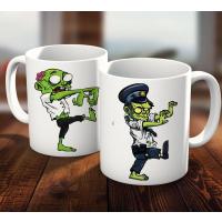 Polis Zombi Hediyelik Kupa Bardak