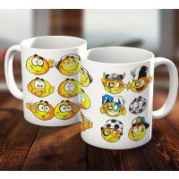 Taraftar Emoji Serisi Hediyelik Kupa Bardak