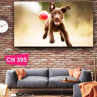 Top Oynayan Yavru Köpek / Çocuk Odası Tabloları