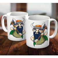 Viking Karikatür Hediyelik Kupa Bardak