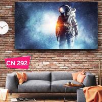 Uzay Boşluğunda Astronot / Bilim / Evren / Kozmoloji / Uzay Tabloları